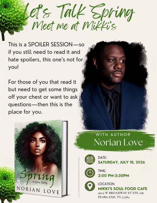Let's Talk Spring by Norian Love - A Spoiler Session July 18th