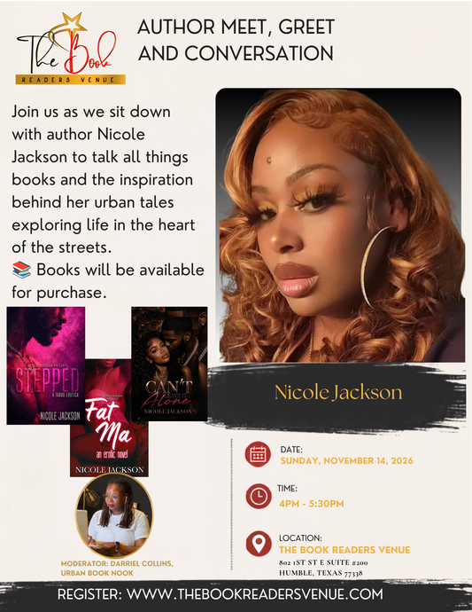 Meet and Greet with author Nicole Jackson